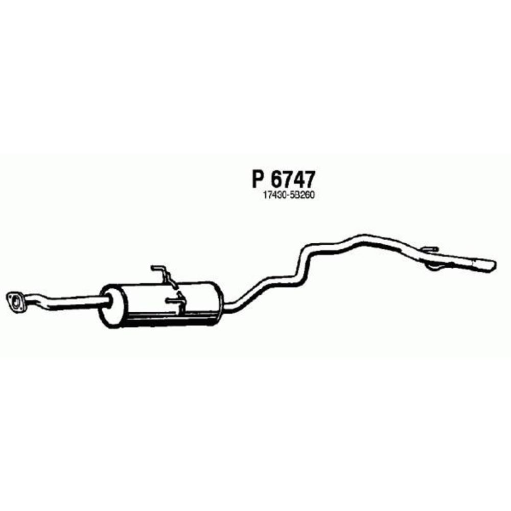 Takaäänenvaimentaja 14-6747