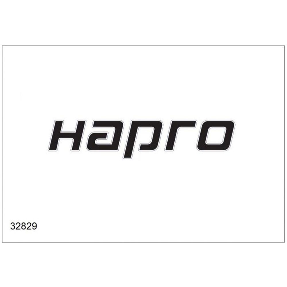Hapro 32829 Takapään tarra musta (Silver Grey/Titanium/Pure White)