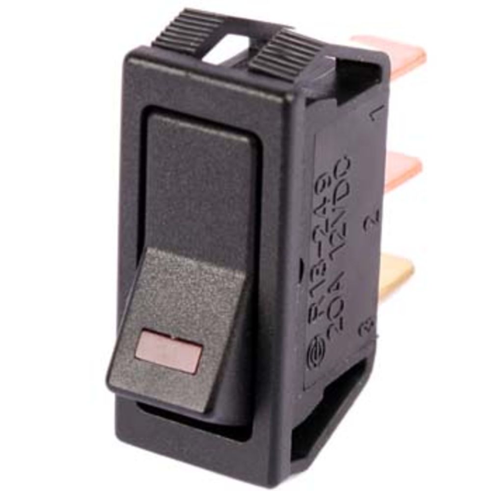 Vaggströmställare med lampa röd