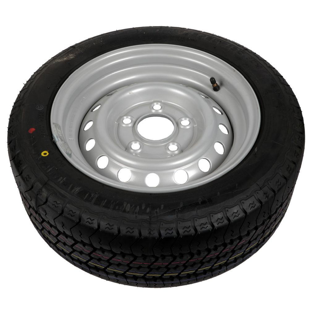 Peräkärryn rengas + vanne 195/50 R13C 5x112