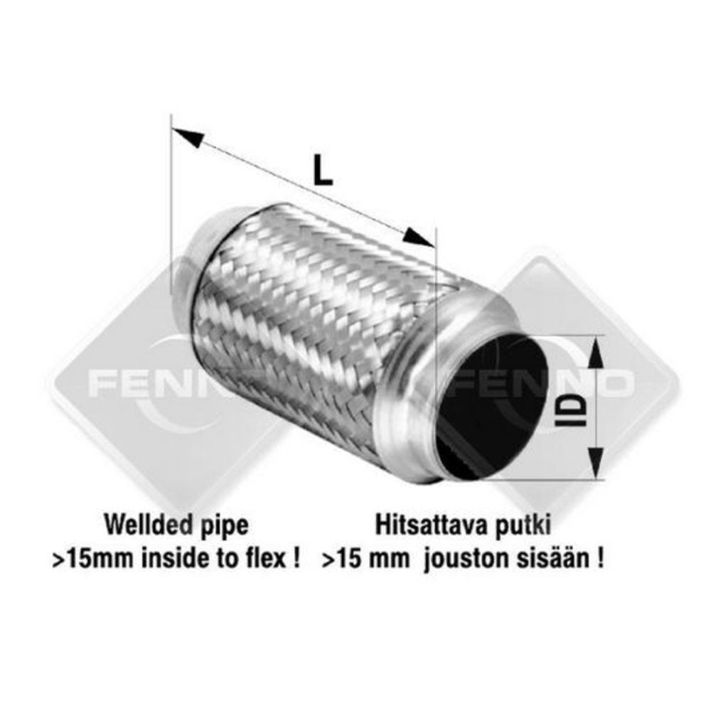 Flexrör 63 x 150 mm (2-1/2")