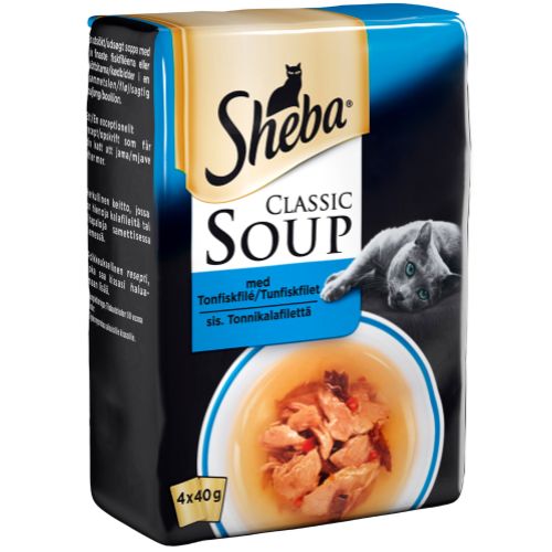 Sheba Soup Tonnikala 4 x 40 g | Motonet Oy