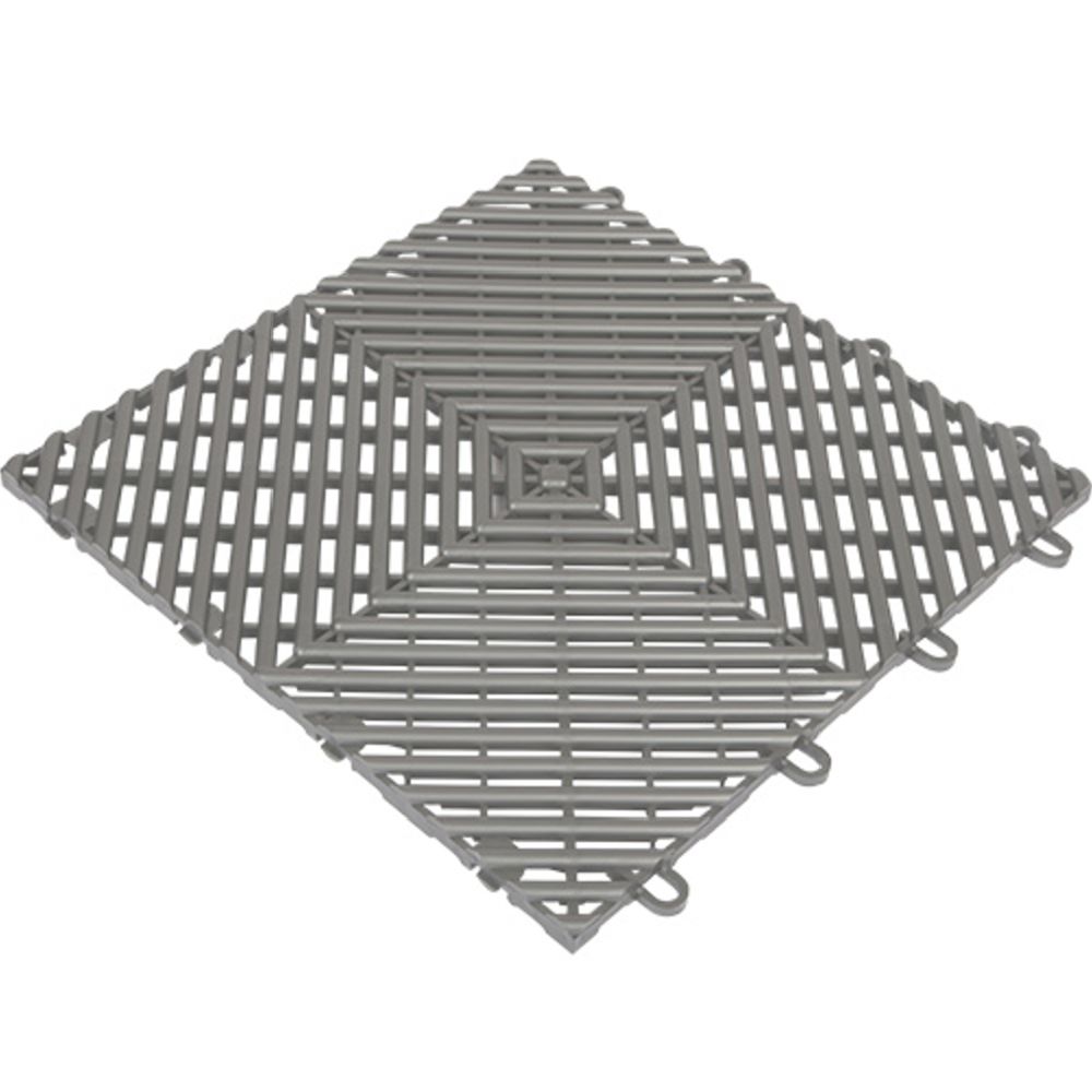 Racedeck Freeflow Tile "Alumiini" 4 kpl