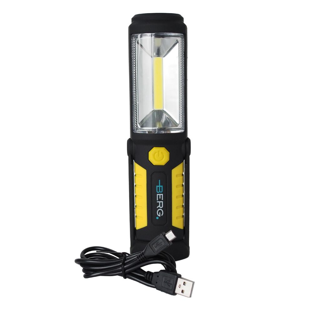 Berg laddningsbar LED-arbetslampa med magnet 3 W 7200 K 300 lm