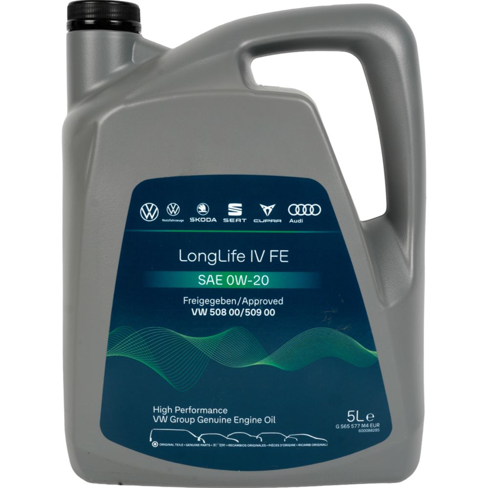 VAG LongLife IV FE 0W-20 VW 508 00 / 509 00 motorolja 5 L