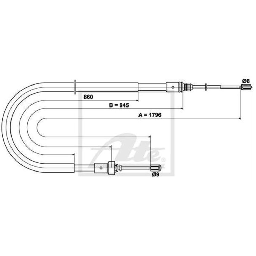 Käsijarruvaijeri 24-7909
