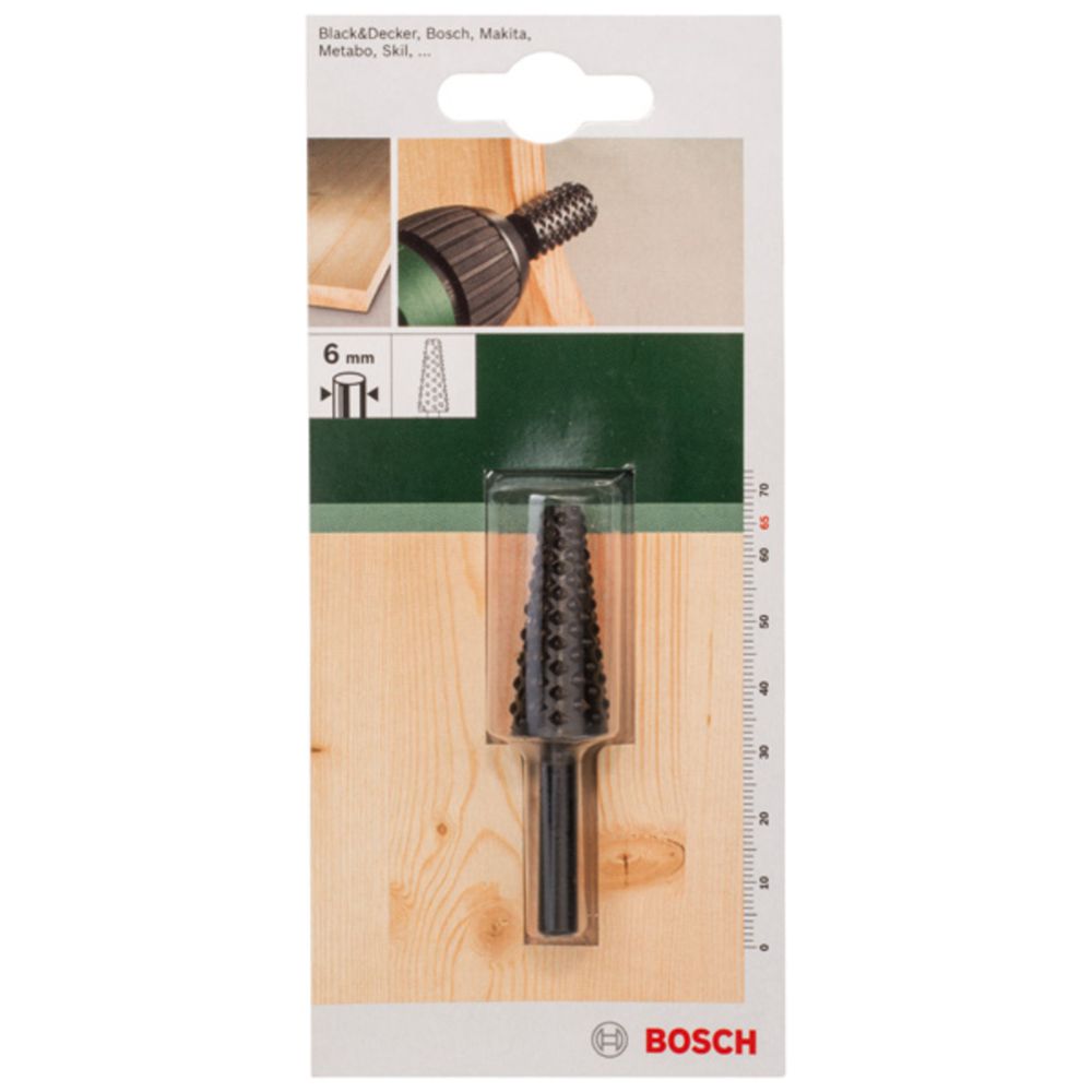 Bosch puuraspi porakoneelle kartio 16 mm