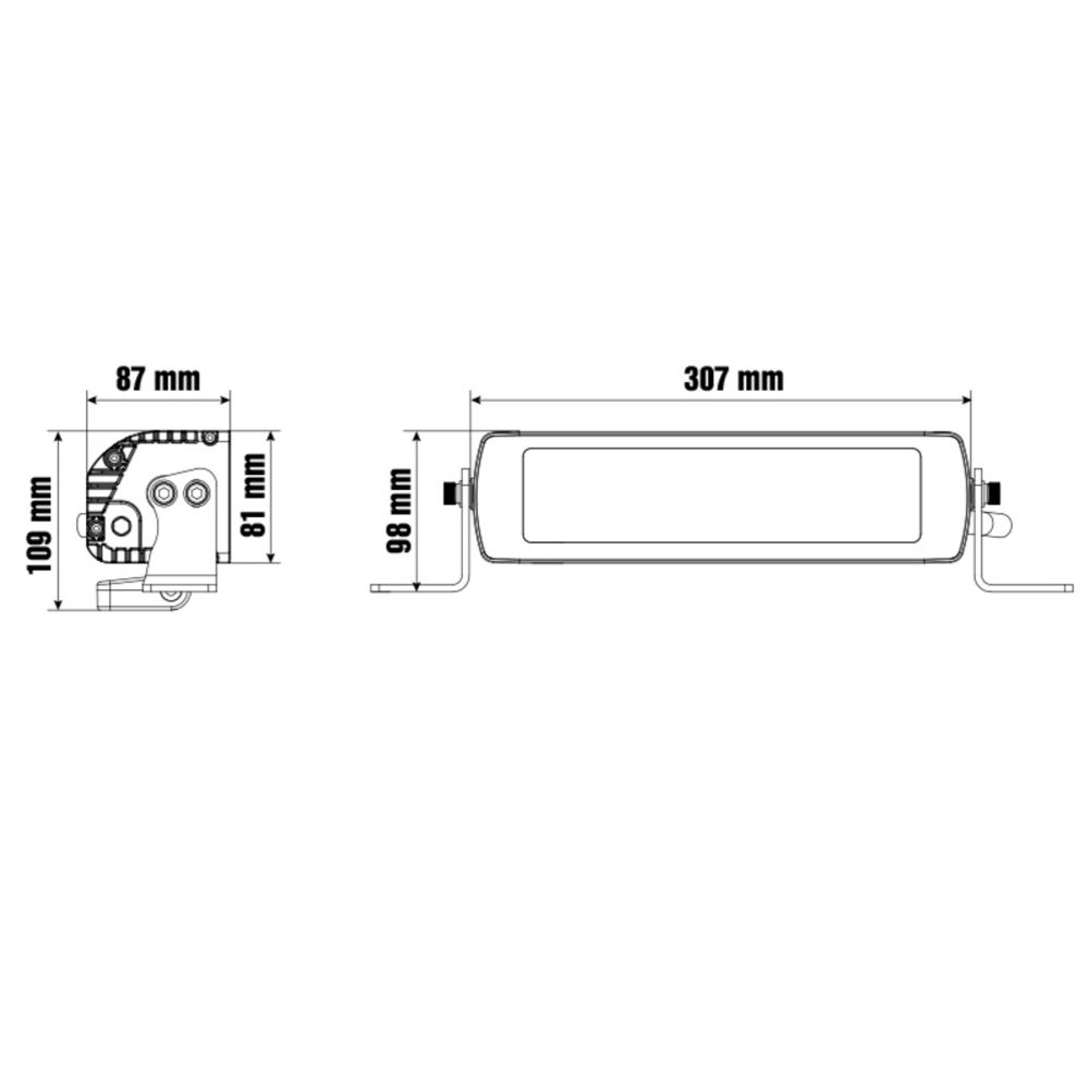 Optibeam Savage 12 LED-blixtljus Ref. 12,5