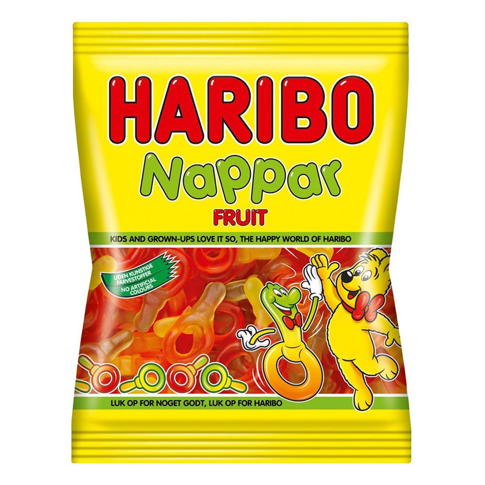 Haribo nappar frukt 80 g