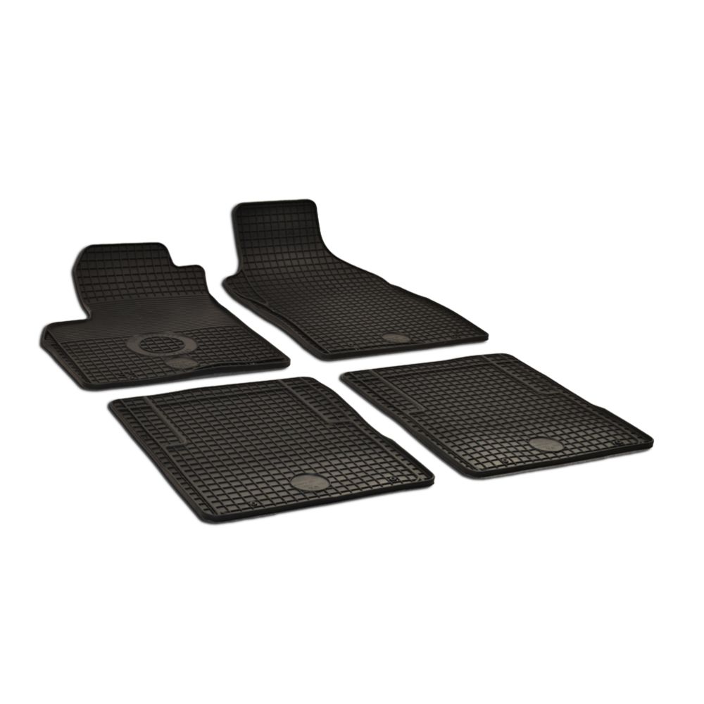Kummimattide komplekt, Fiat Panda 03-12, must