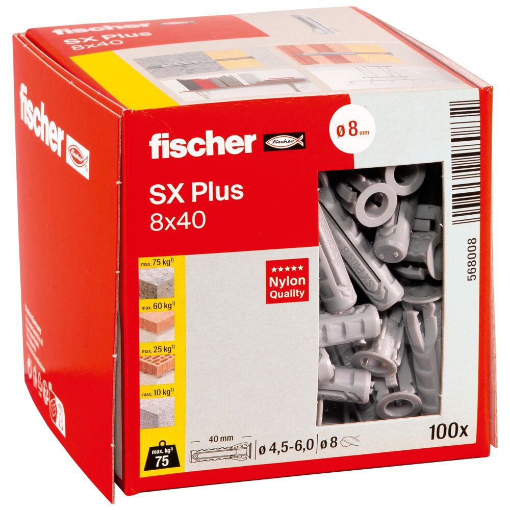 Fischer SX Plus nailontulppa