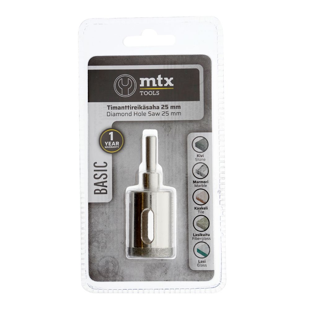 MTX Tools Basic timanttireikäsaha 25 mm