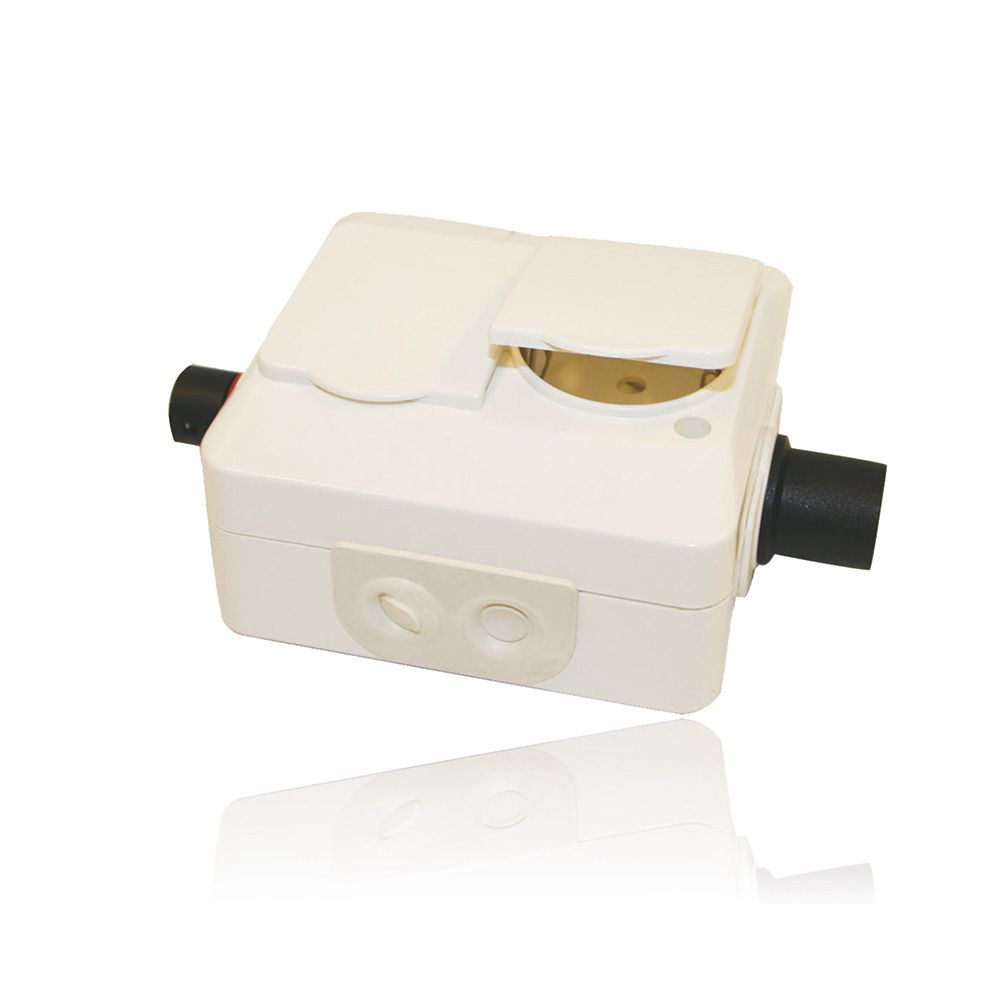 Defa Marine pinta-asennettava Schuko-kaksoispistorasia PlugIn-liitännällä 230V 10A