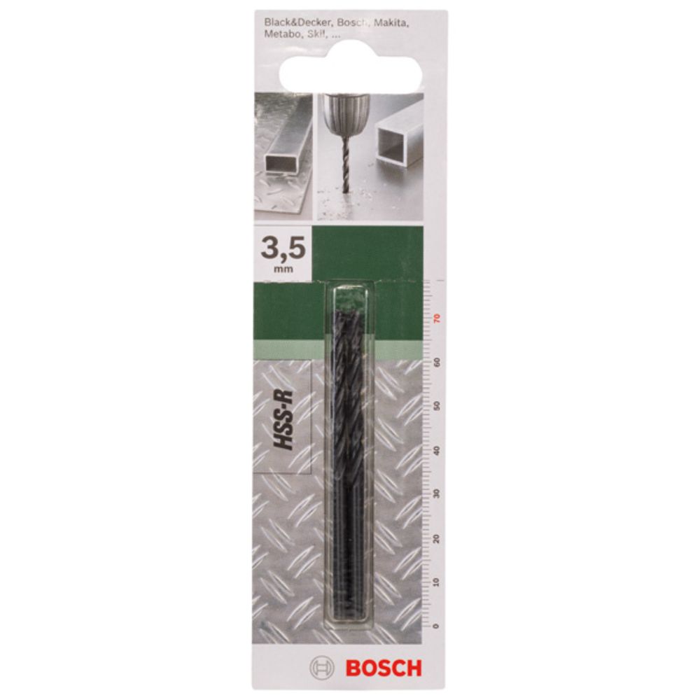 Bosch HSS R metalliporanterä 3,5 mm 2 kpl