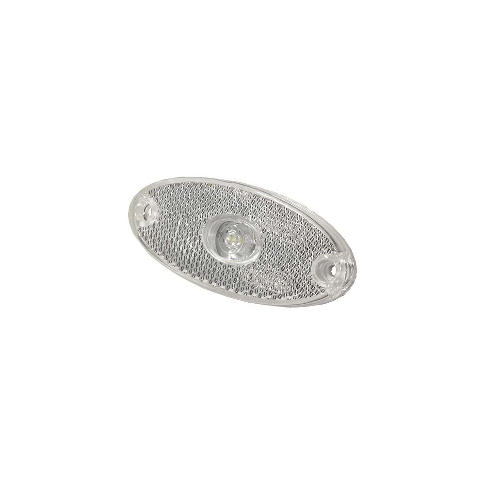 LED-positionsljus 12–24 V klart 11 cm