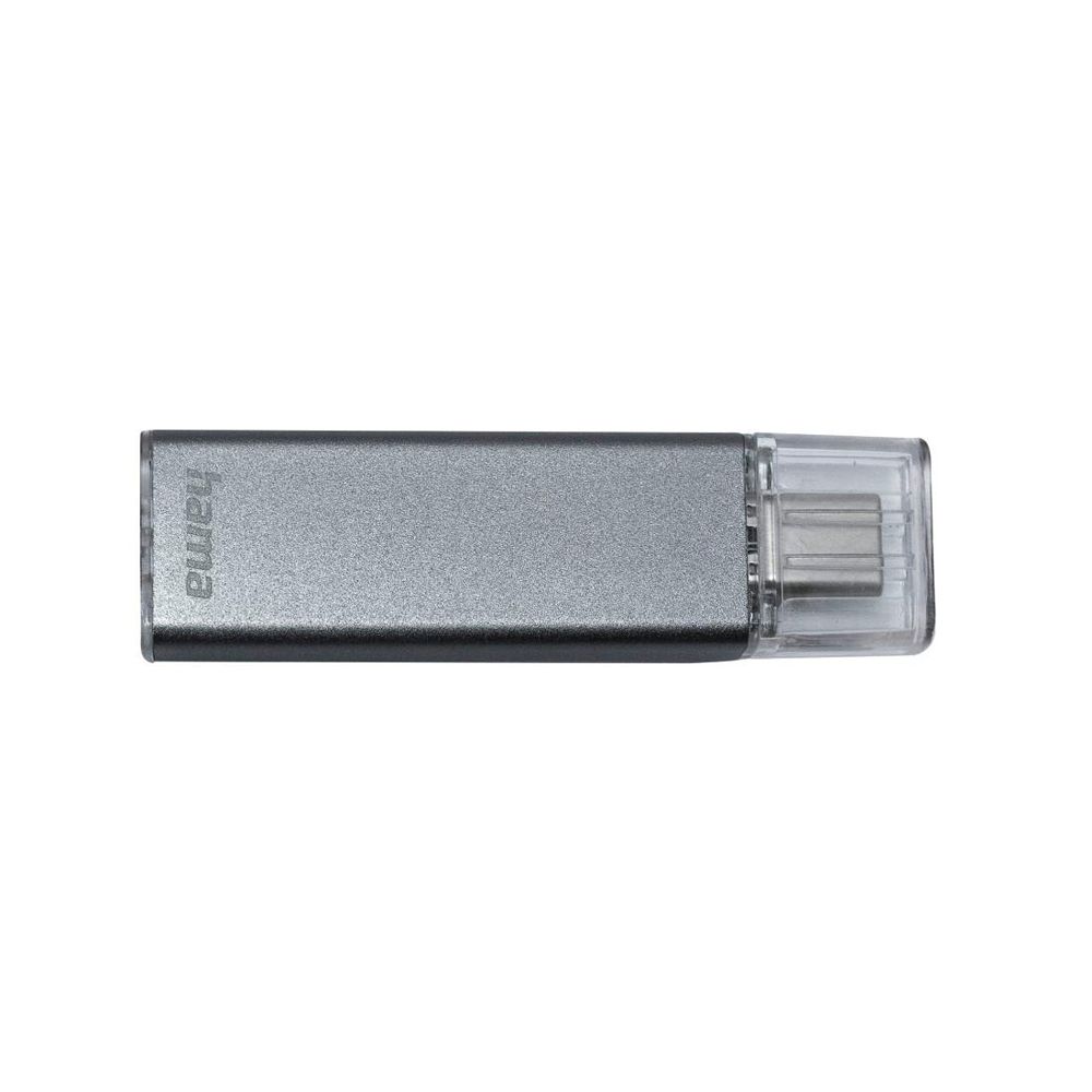 Hama Uni-C Classic muistitikku 64 GB USB-C 3.1 Gen 1 70 MB/s antrasiitti