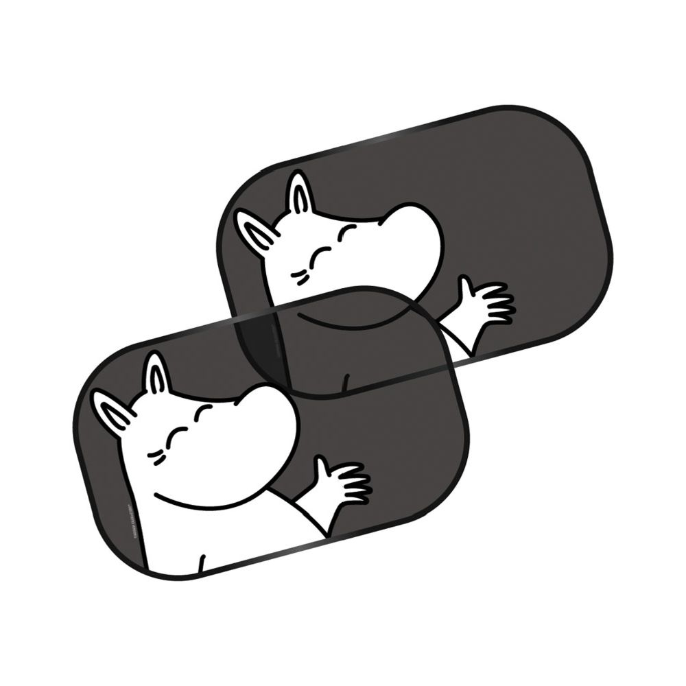 Moomin Muumipeikko auton aurinkosuoja sivuikkuna 2 kpl