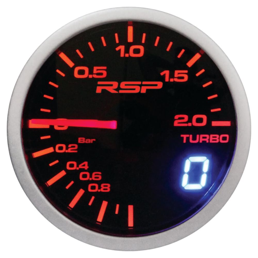 Race Sport Performance digitaalinen LED ahtopainemittari ø 52 mm