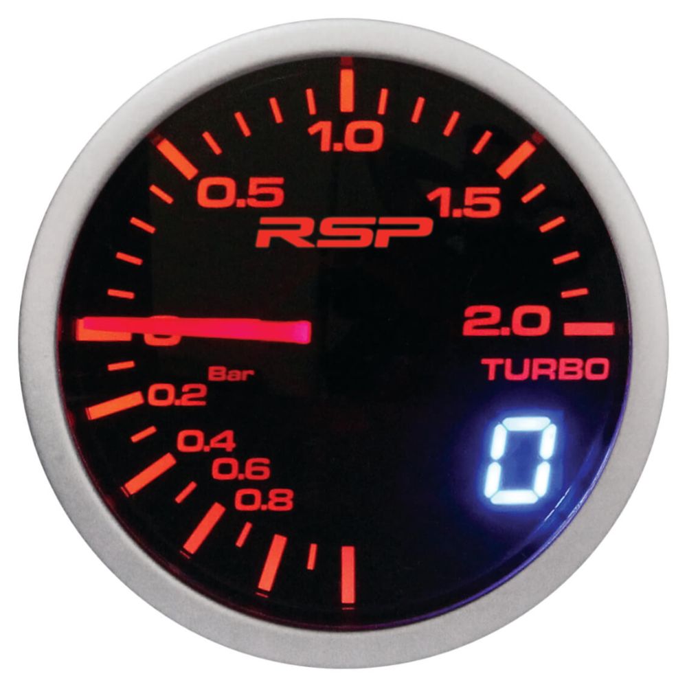 Race Sport Performance digital LED-laddtrycksmätare ø 52 mm