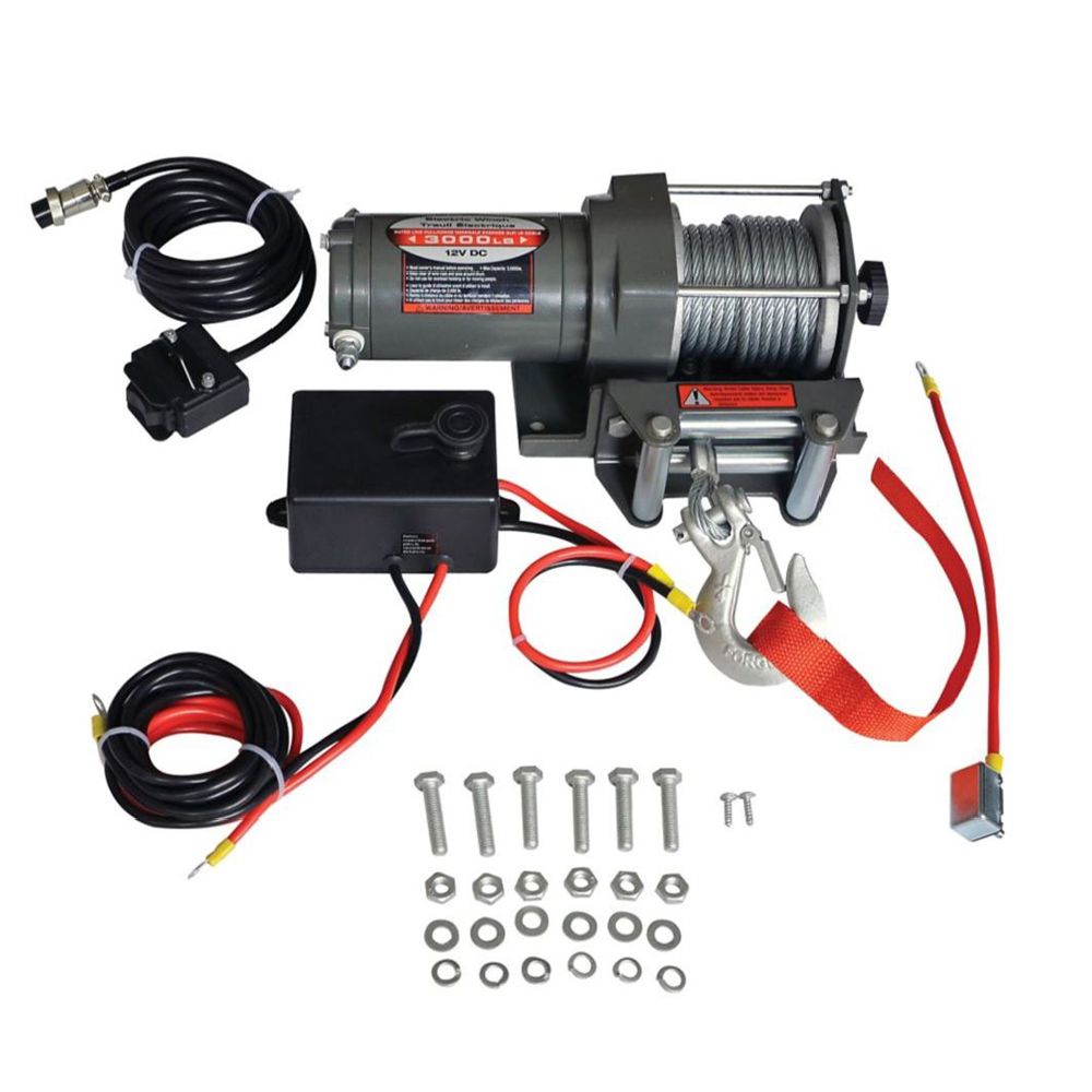 Tundra Tested ATV/UTV elektriline vints, 1360 kg, 12 V / 0,9 kW
