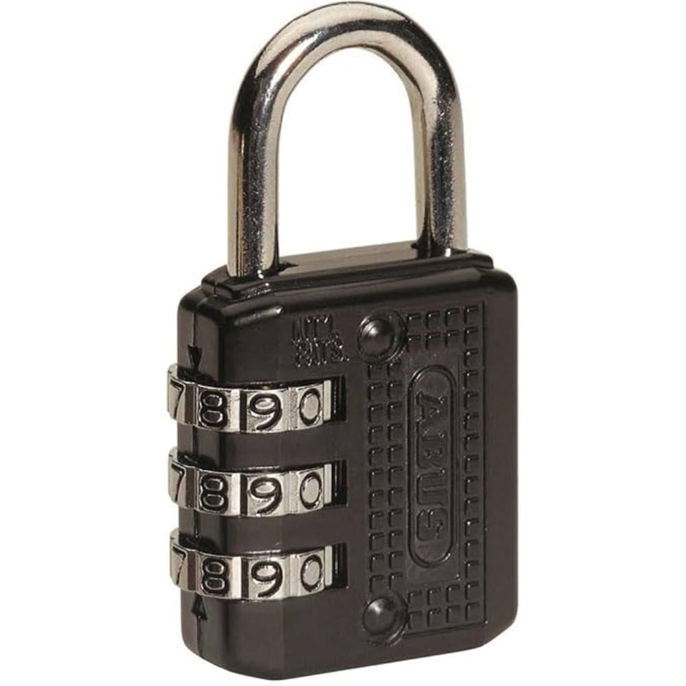 Abus 715/20 hänglås med kombinationslås svart