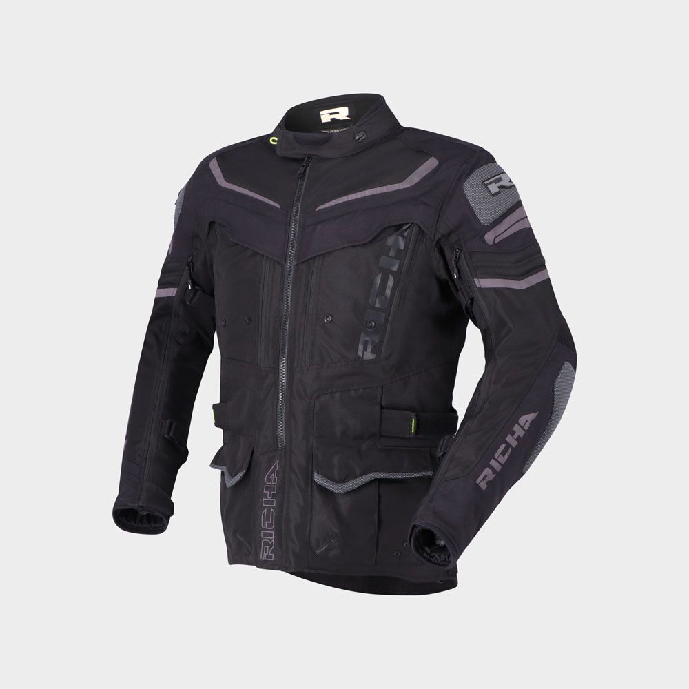 Richa Infinity 2 Adventure MC-jacka svart