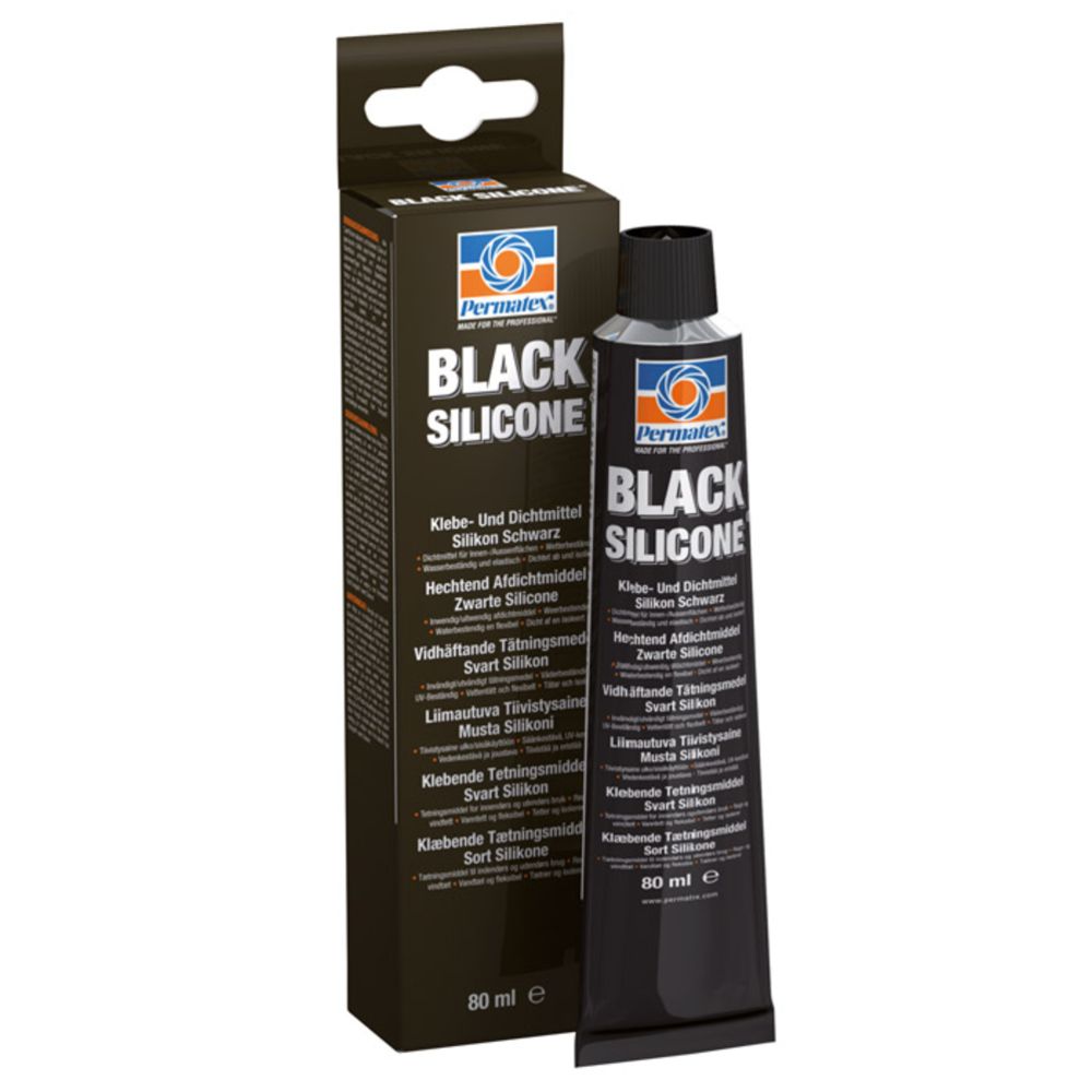 Permatex RTV-silikoni musta 80ml