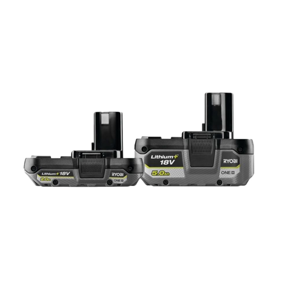 Ryobi ONE+ akkupaketti RB18252 (2,0 Ah & 5,0 Ah)