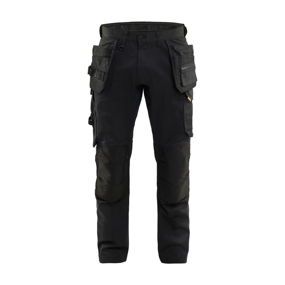 Blåkläder 1750 arbetsbyxor stretch svart