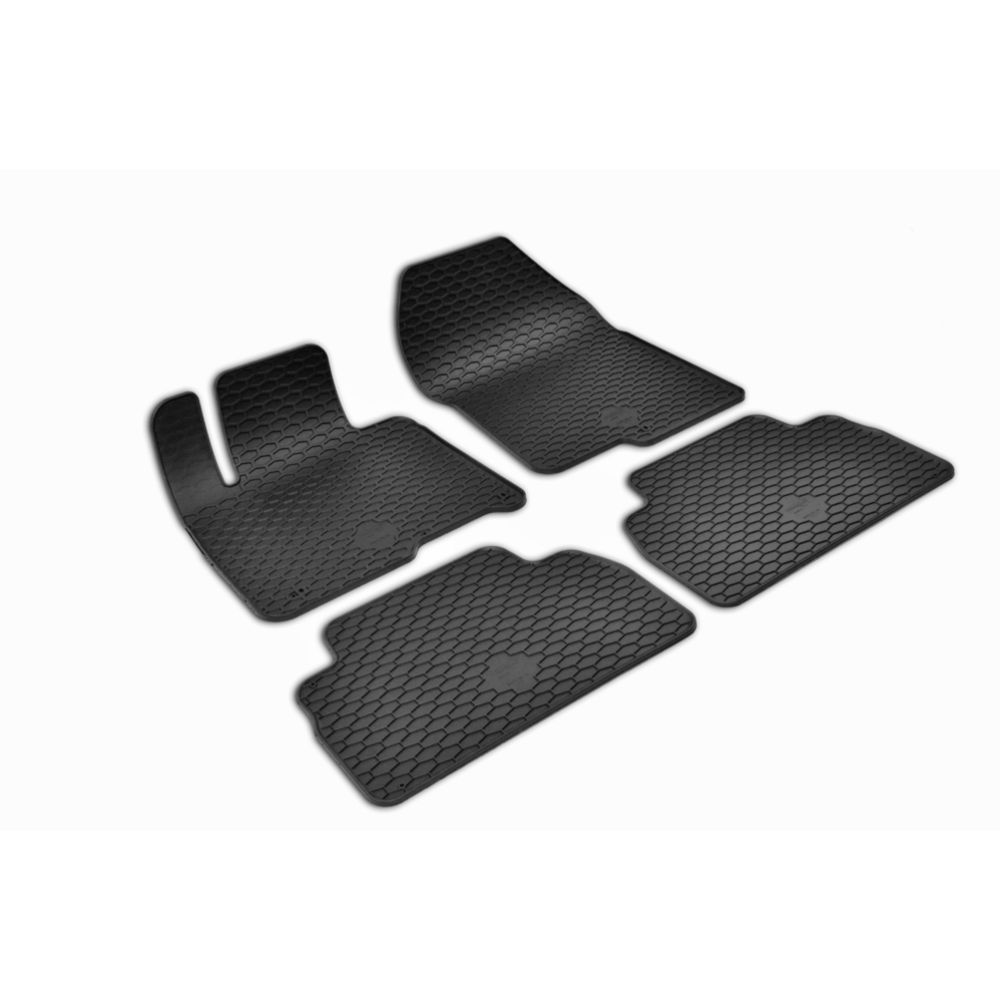 Kummimattide komplekt, Hyundai Santa Fe, 2019—, must