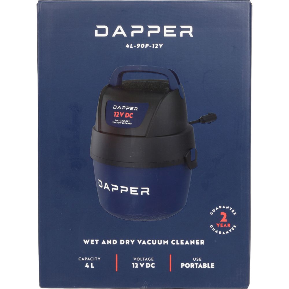 Dapper märkä-/kuivaimuri 4L 12 V