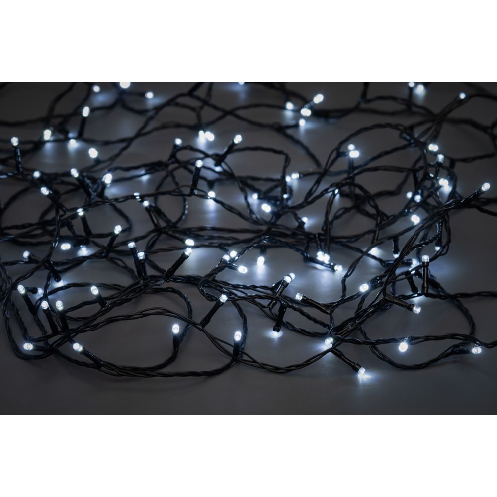 Finnlumor 120-LED Utomhusljusslinga klar vit