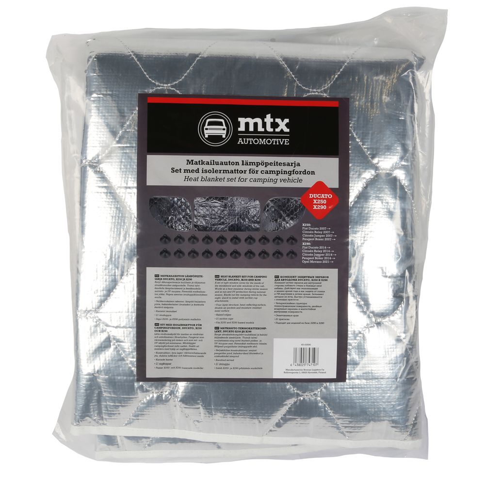 MTX Automotive matkailuauton lämpöpeitesarja, mallit X250 & X290