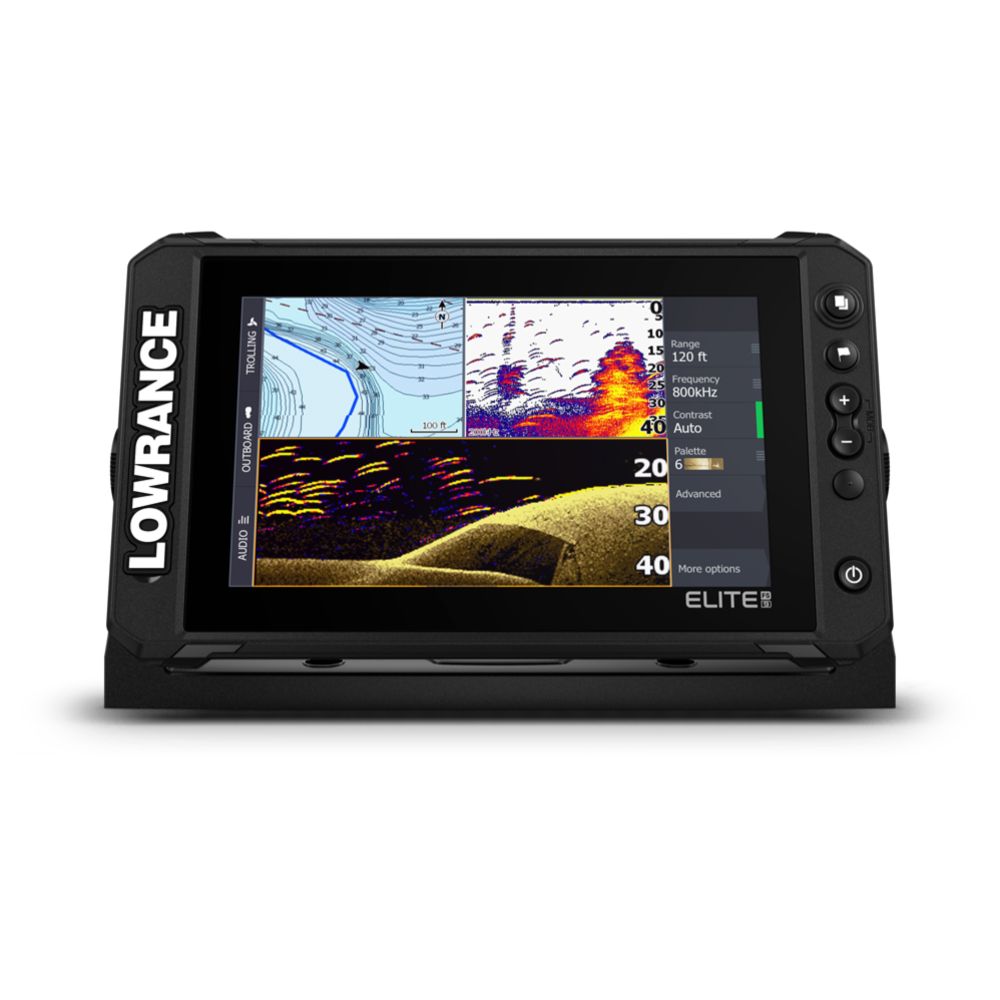 Lowrance Elite FS 9" Black Edition med Totalscan 3-i-1-sensor