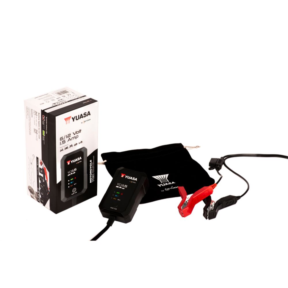 Yuasa YCX1.5 6/12V 1.5A batteriladdare