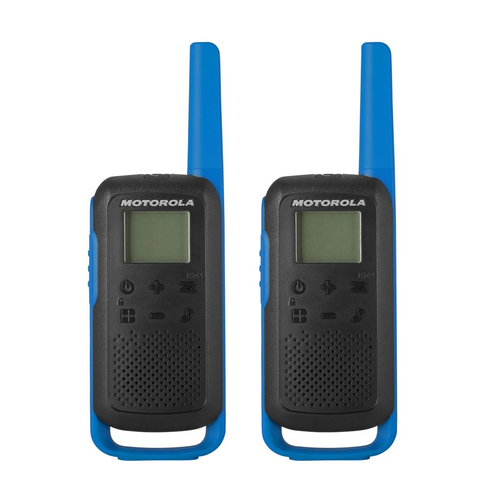 Motorola T62 jaktradio, walkie talkie set blå