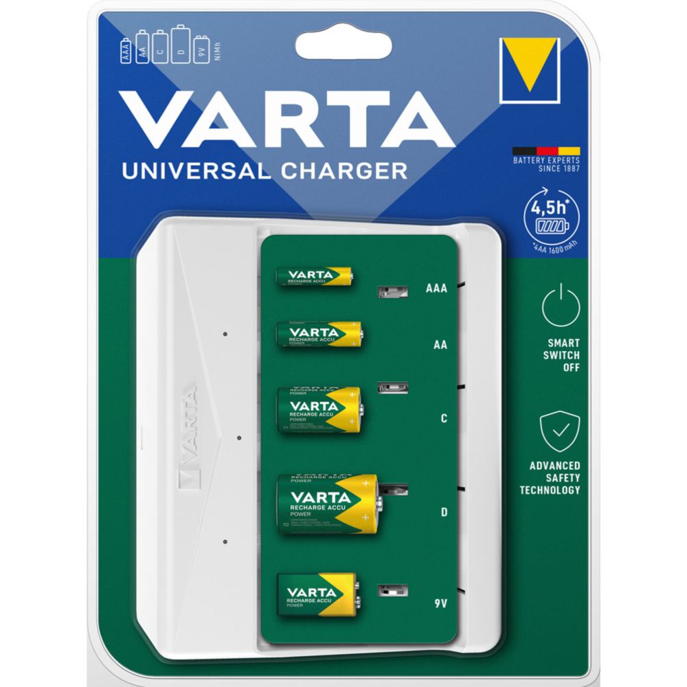 VARTA Universal Charger batteriladdare