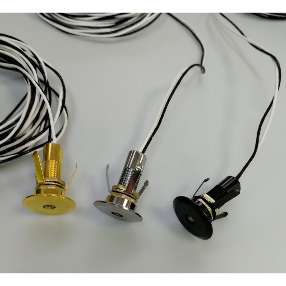 9-osaline LED-saunavalgustite komplekt, messing, 0,3 W, 3000 K, IP44/IP20