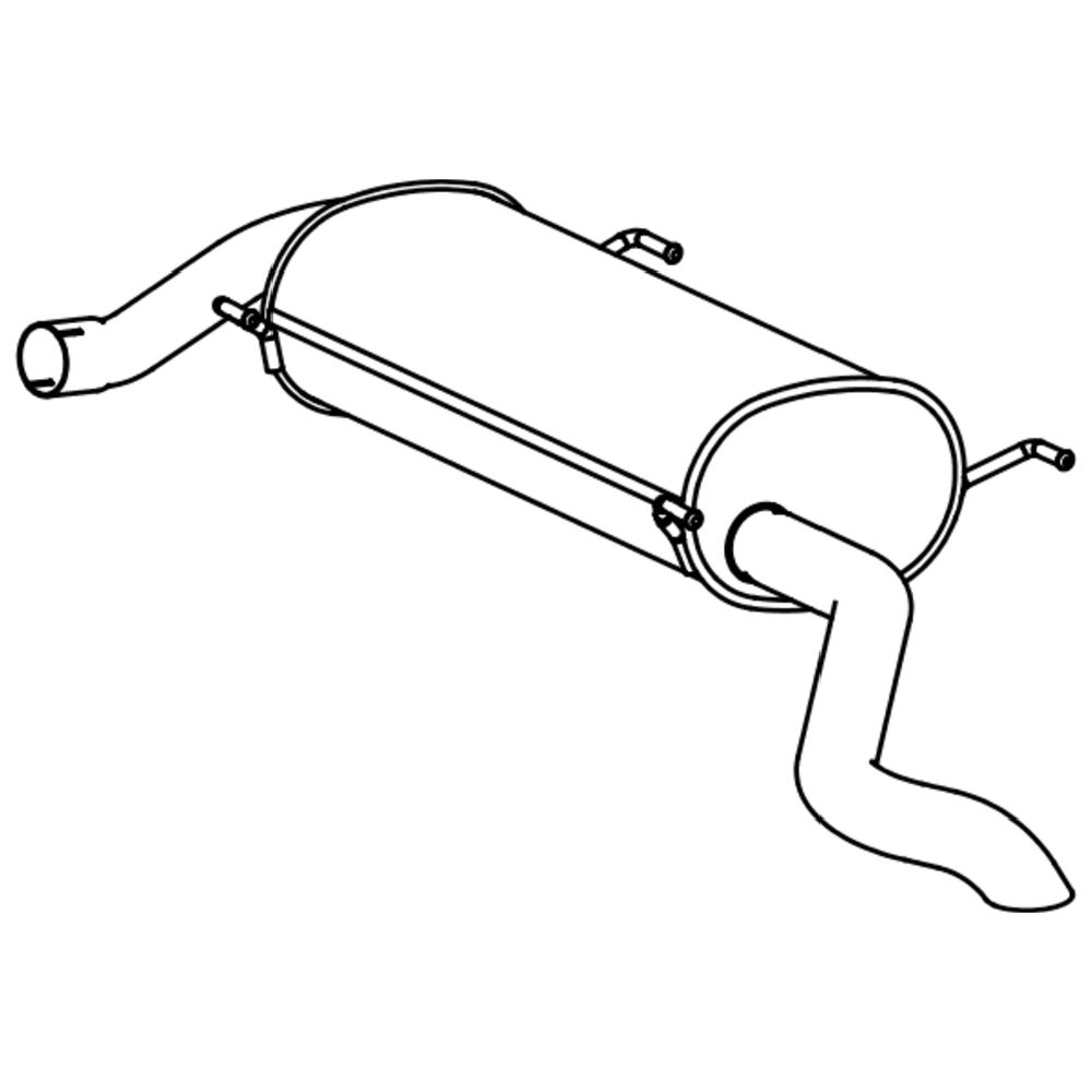 Takaäänenvaimentaja 14-2181