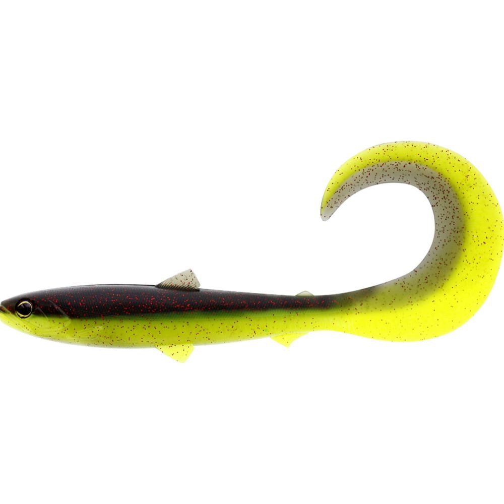 Westin BullTeez Curltail jigi 8 cm 3 g väri: Sparkling Chartreuse 3 kpl