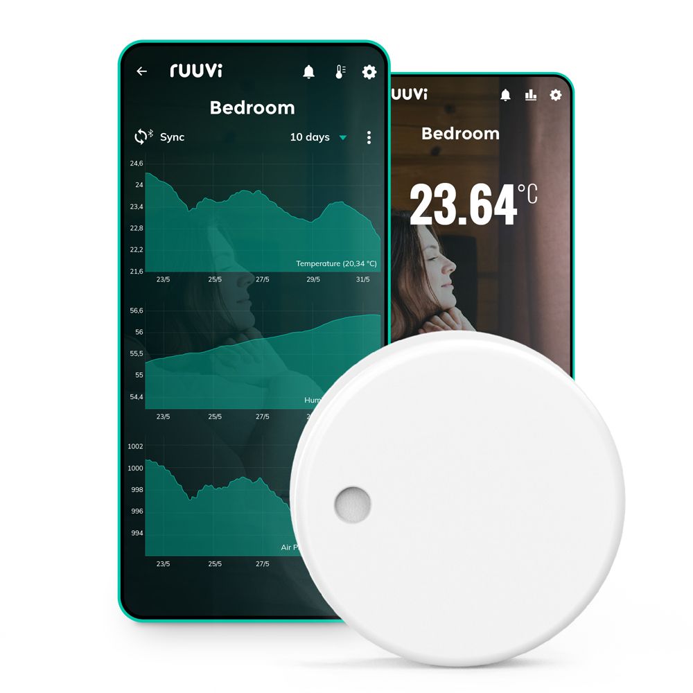 RuuviTag 4in1 monikäyttöinen Bluetooth-anturi