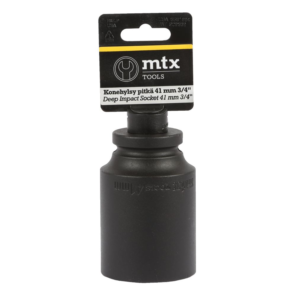 MTX Tools krafthylsa lång 3/4"
