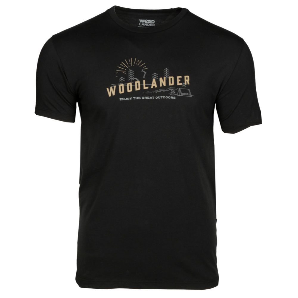 Woodlander Crew T-paita, musta