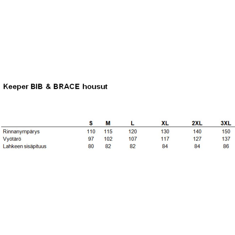 KEEPER Bib & Brace housut