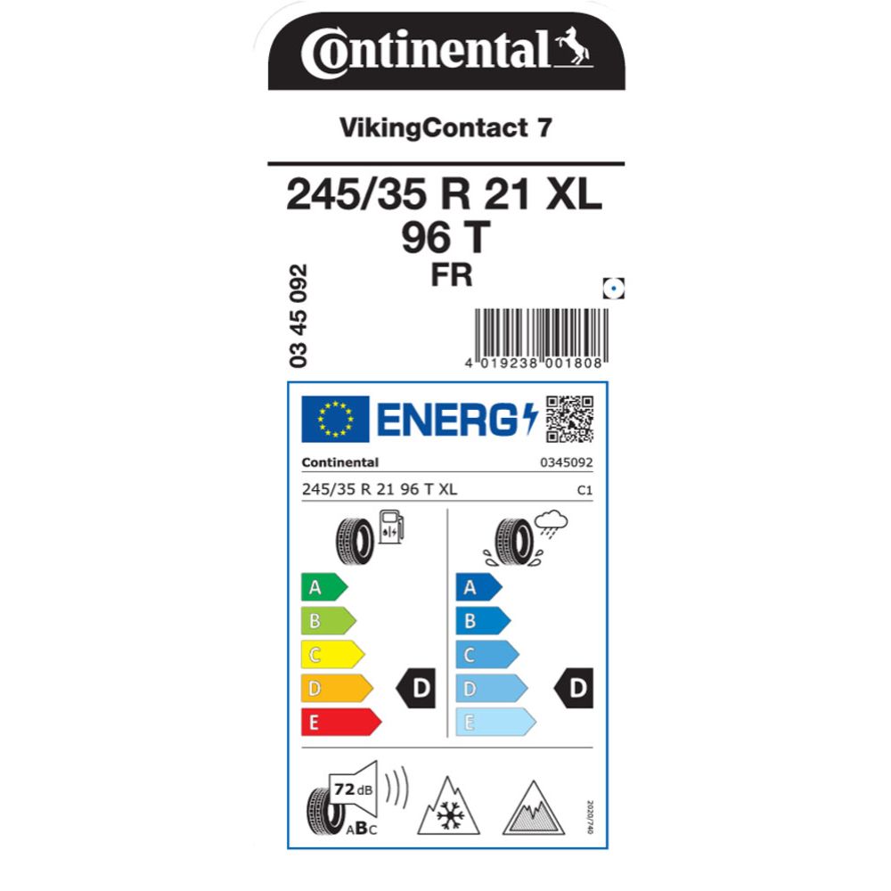 Continental VikingContact 7 245/35 R21 96T XL FR