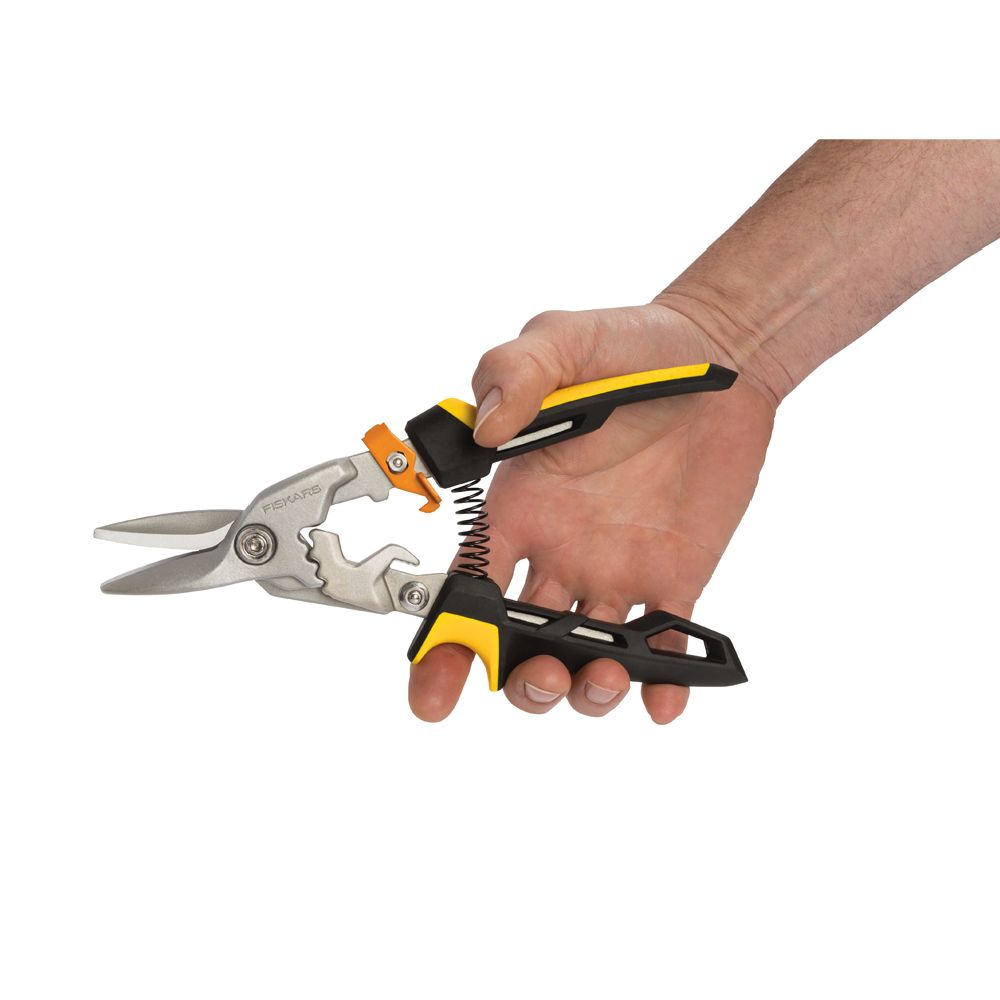 Fiskars Pro PowerGear plåtsax rakt skär
