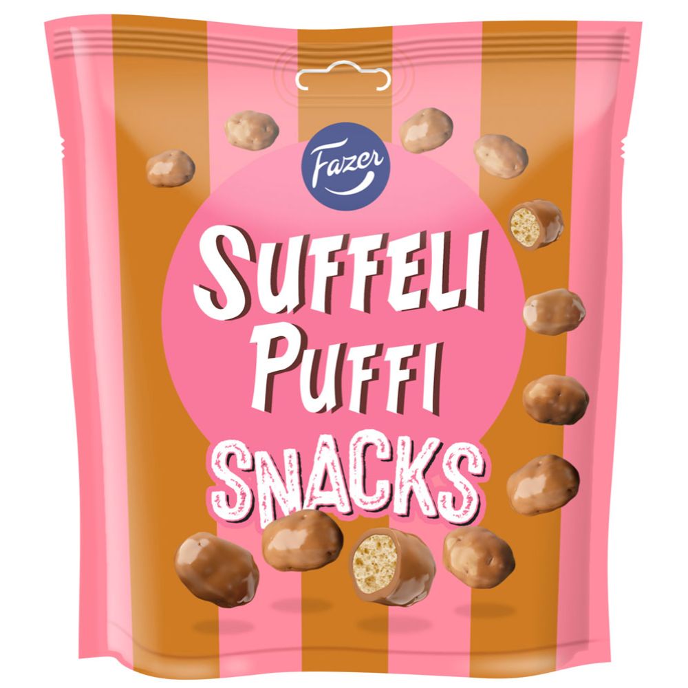 Fazer Suffeli Puffi Snacks pussi 160 g