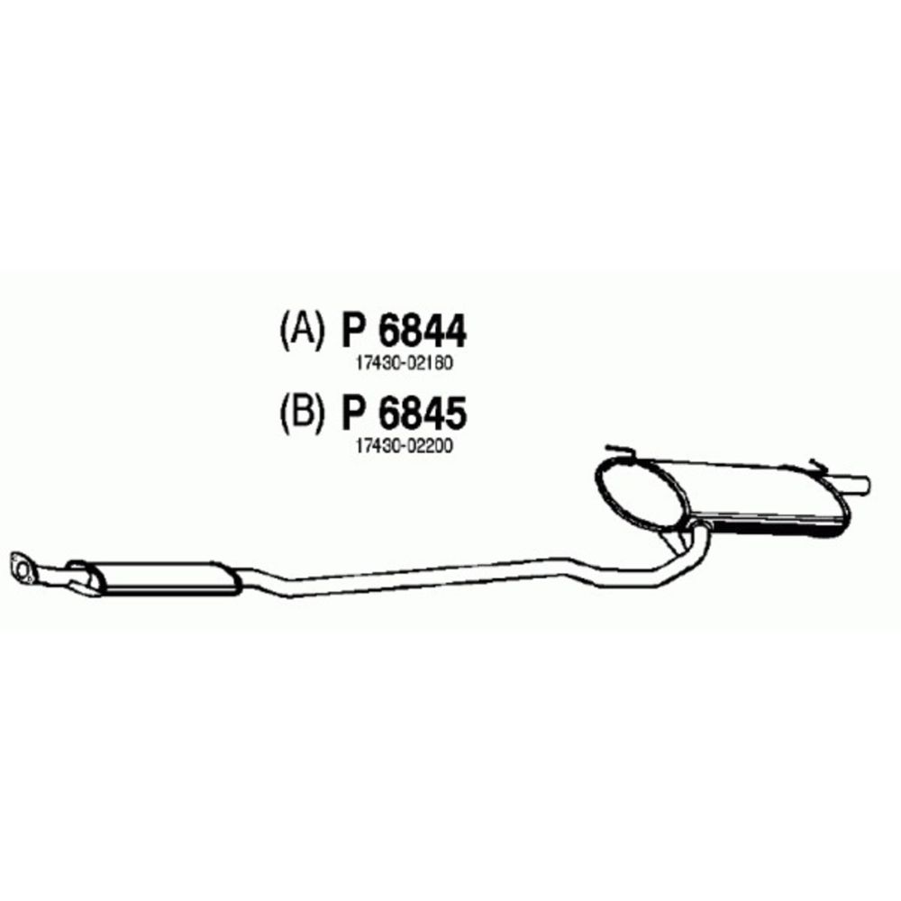 Takaäänenvaimentaja 14-6820
