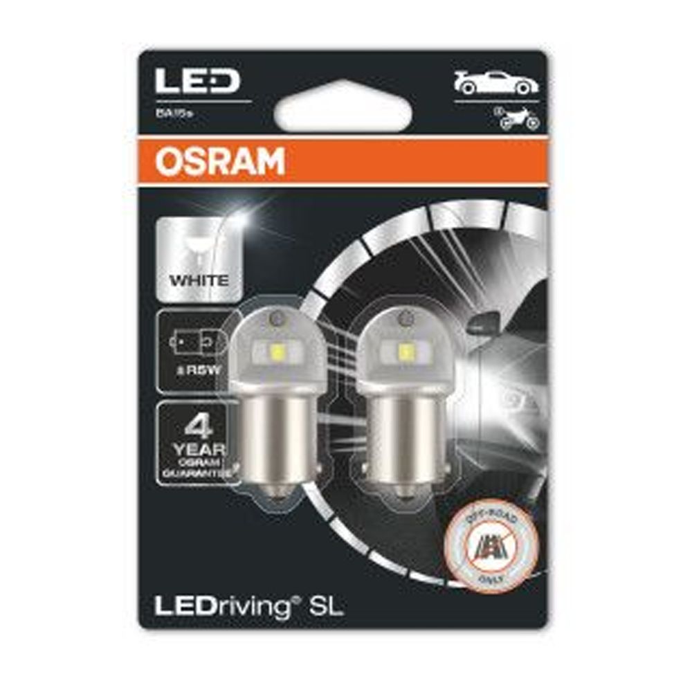 Osram R5W LED-lampa vit 2 st.