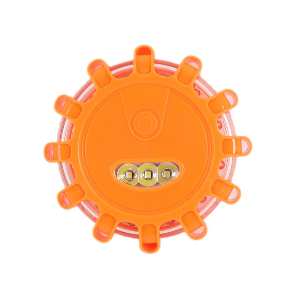 LED-varsellampa orange magnetfäste